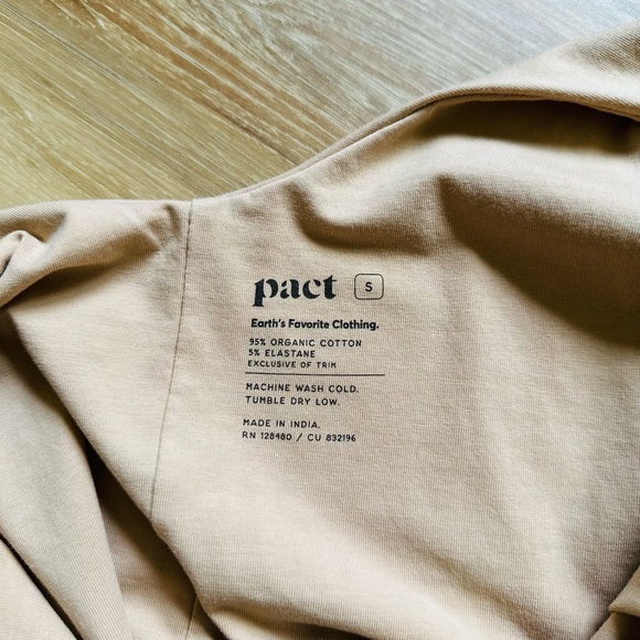 Pact Charcoal and Beige Women's Shapewear Bodysuit Set - Picture 3 of 4